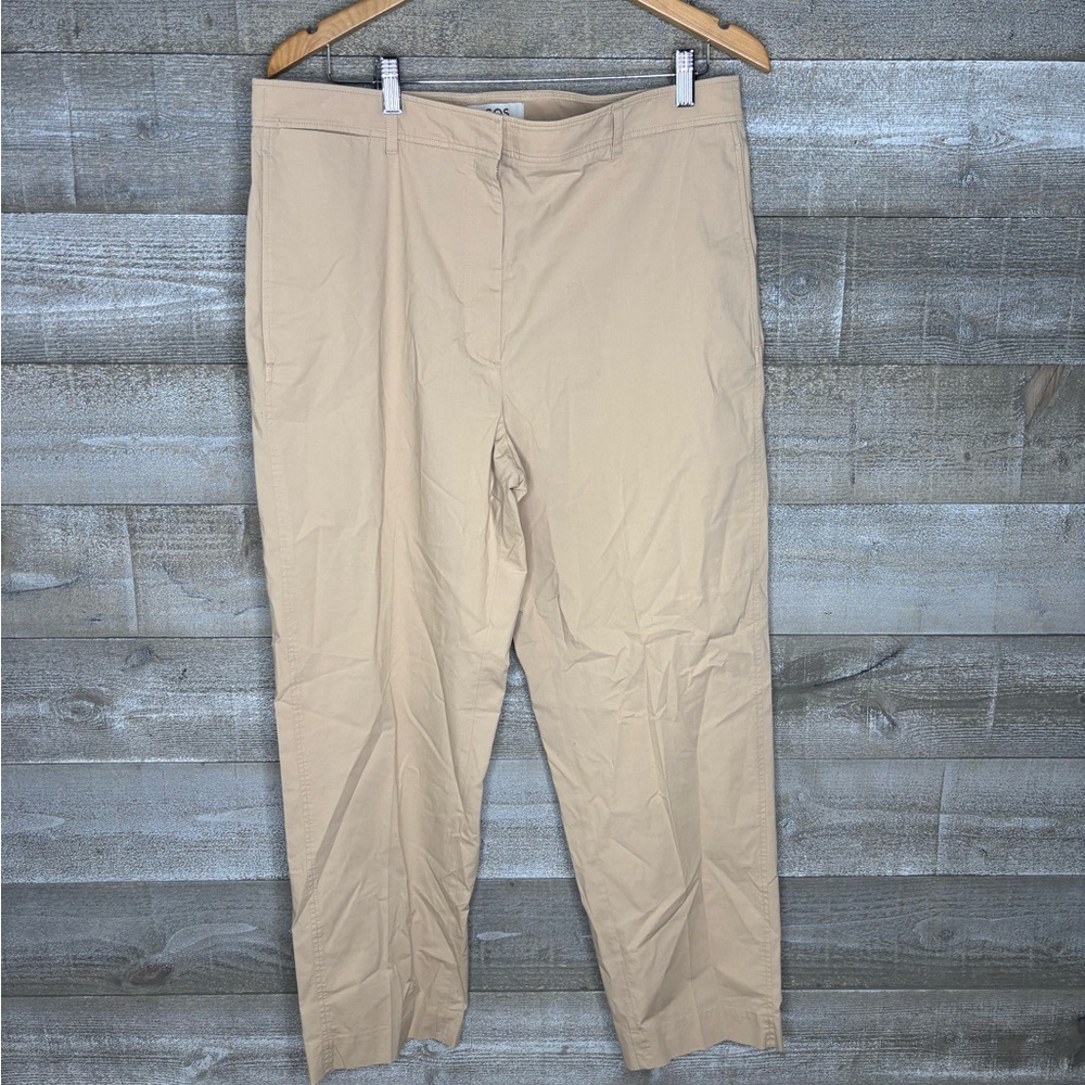 COS womens Tan khaki work career office Pants